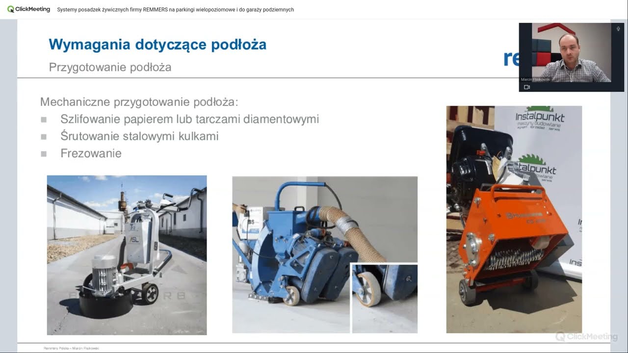 Systemy posadzek żywicznych firmy REMMERS na parkingi wielopoziomowe i do garaży podziemnych
