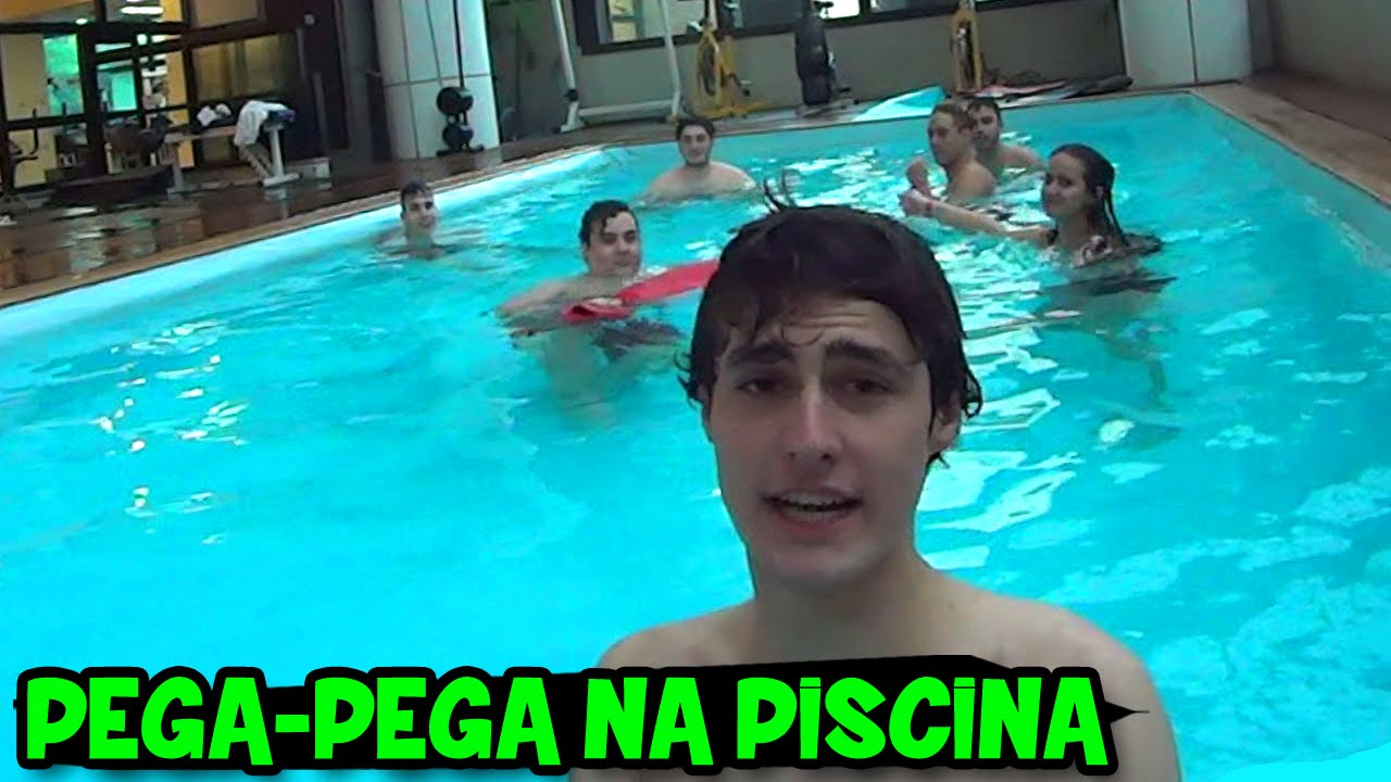 PEGA-PEGA NA PISCINA!! (c/ Rezende, Wolff, Miss, Luiz, Italo e Pokey)