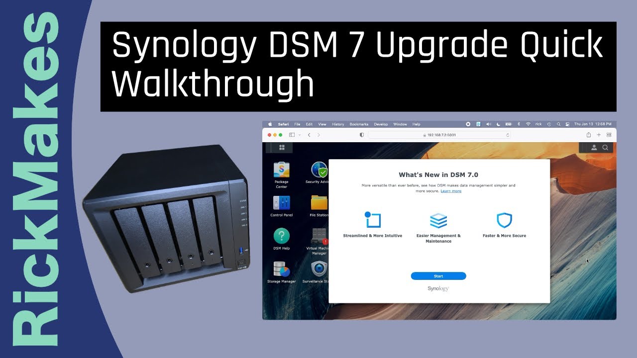 Synology DSM 7 Upgrade Quick Walkthrough