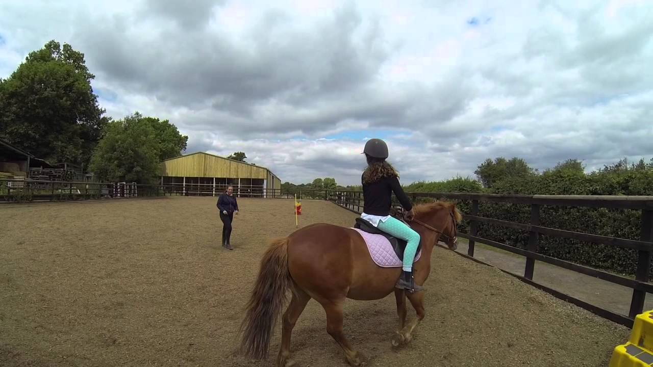 Yasmin's riding lesson