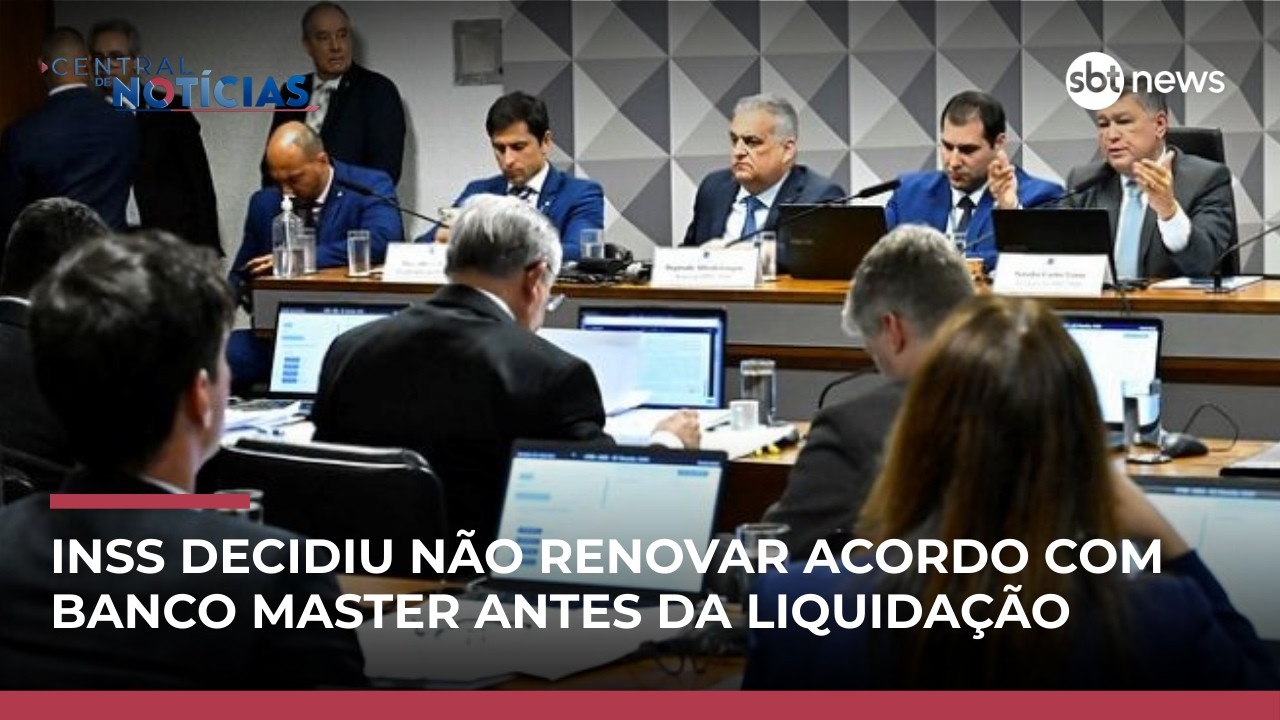 INSS decidiu não renovar acordo com Master antes da liquidação, diz presidenteI | #CentraldeNotícias