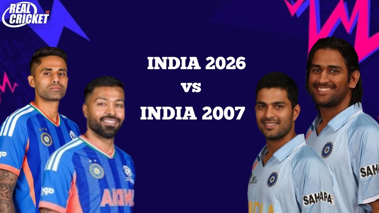 India 2026 vs india 2007 | Expert mode | krafton | real cricket