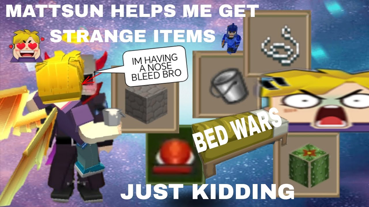 How to get strange items in blockman go bedwars!