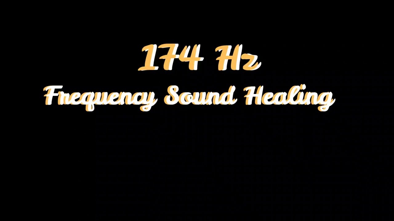 174 Hz Frequency Sound Healing 5 minutes Black Screen 