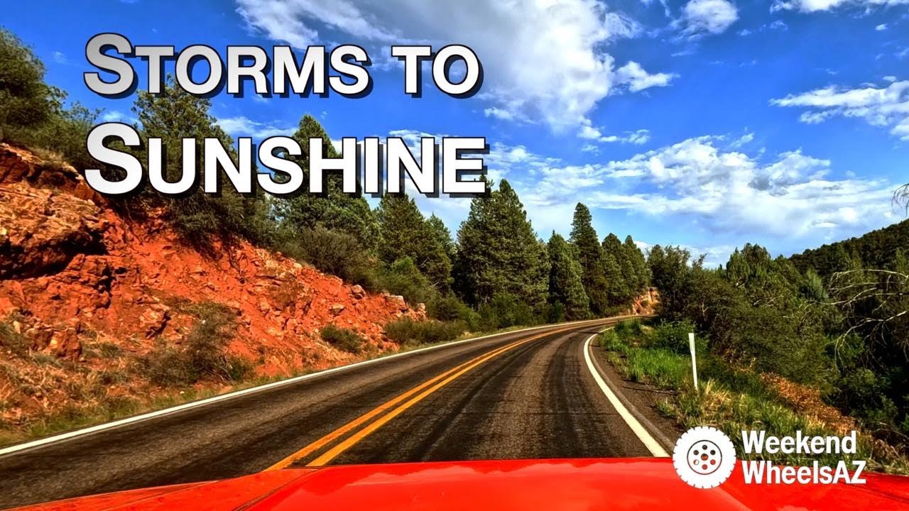 🌦️ Storms to Sunshine | Scenic Drive Pine to Phoenix, Arizona (Highway 87 Beeline)
