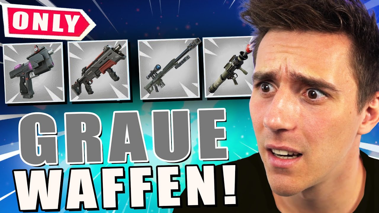 NUR *GRAUE WAFFEN* CHALLENGE in Fortnite! 💀