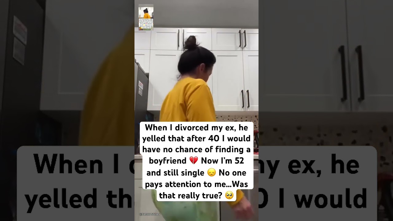 52 yo but my Exhusband said I deserve to be alone FOREVER  datingafterdivorce.mp4 reup 57