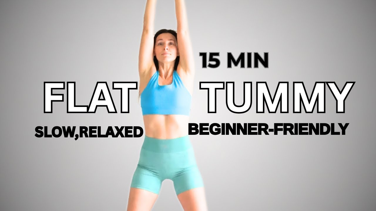 Flat Tummy At-Home Workout | Slow, Relaxed, Beginner Friendly | No Equipment | No Jumping 