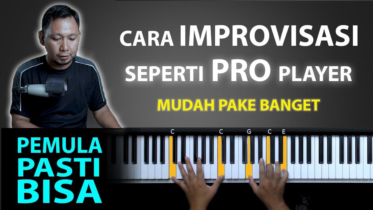 Cara improvisasi kayak pemain Pro - Sus2 sus4 | Belajar Piano Keyboard