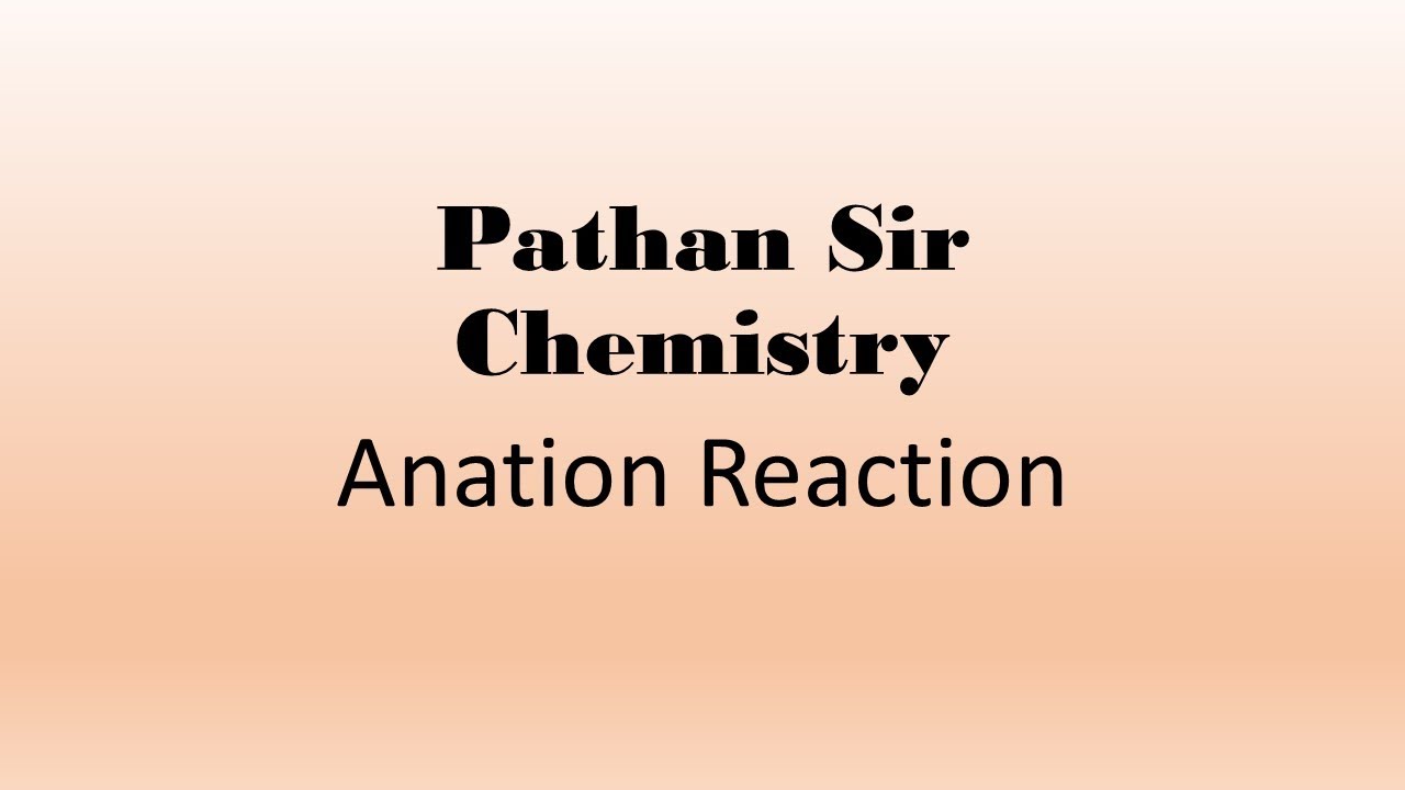 Anation Reaction