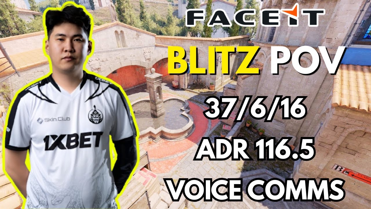 bLitz POV + VOICE COMMS (37/6/16) CS2 FACEIT EU - March 22nd 2025
