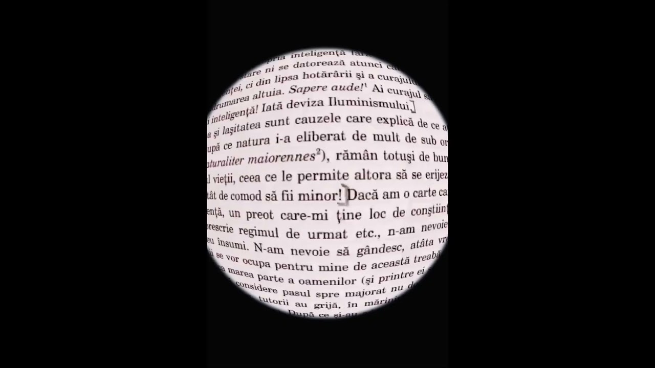 Kant-Manifestul Iluminist