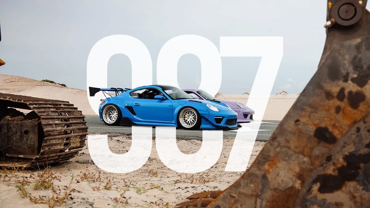 Bagged Pandem Widebody Porsche Caymen 987's | Canon Eos R10 (4K)