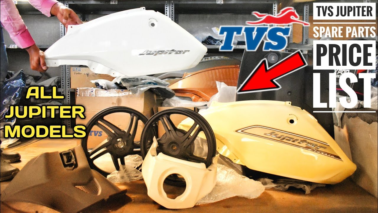 TVS Jupiter Spare Parts Price List//TVS Genuine Spare Parts//All Models//BvjTech