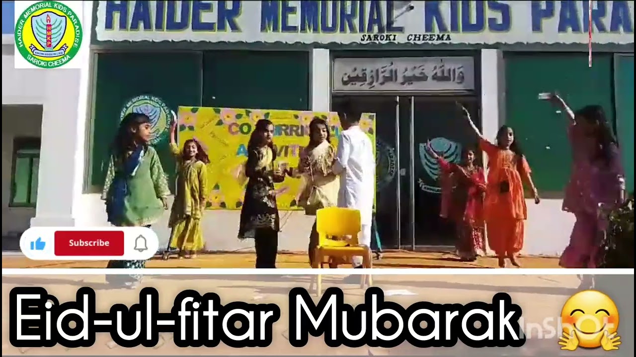 Eid-ul-fitar Mubarak | Aao Eid Mnaien | Tablo |The Haider Schools