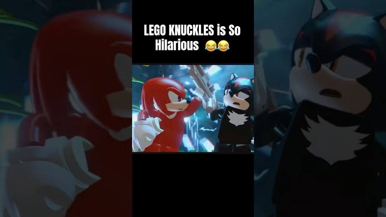 Lego Knuckles Throws Shadow&rsquo;s Gun Away || Lego Dimensions #shadowthehedgehog #shadow #knuckles #lego