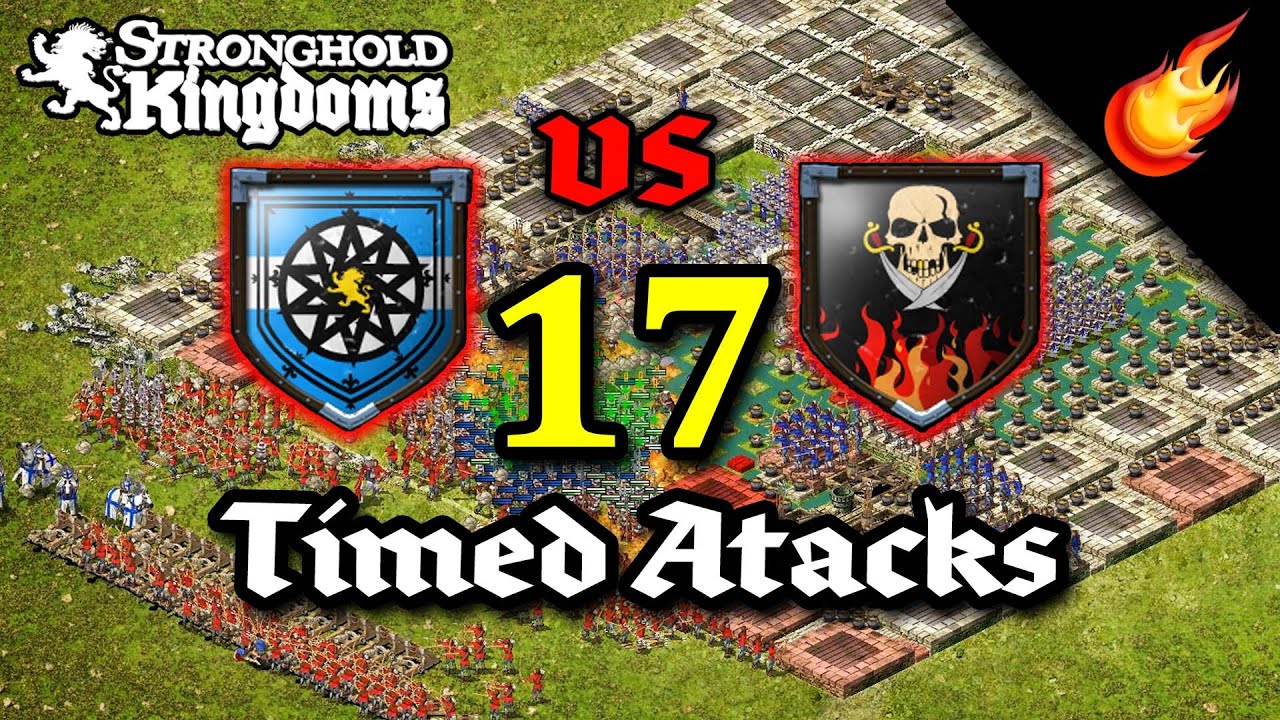 17 TIMED ATTACKS LautyDubstep vs DeBH - Pitch Castle Defense - Stronghold Kingdoms