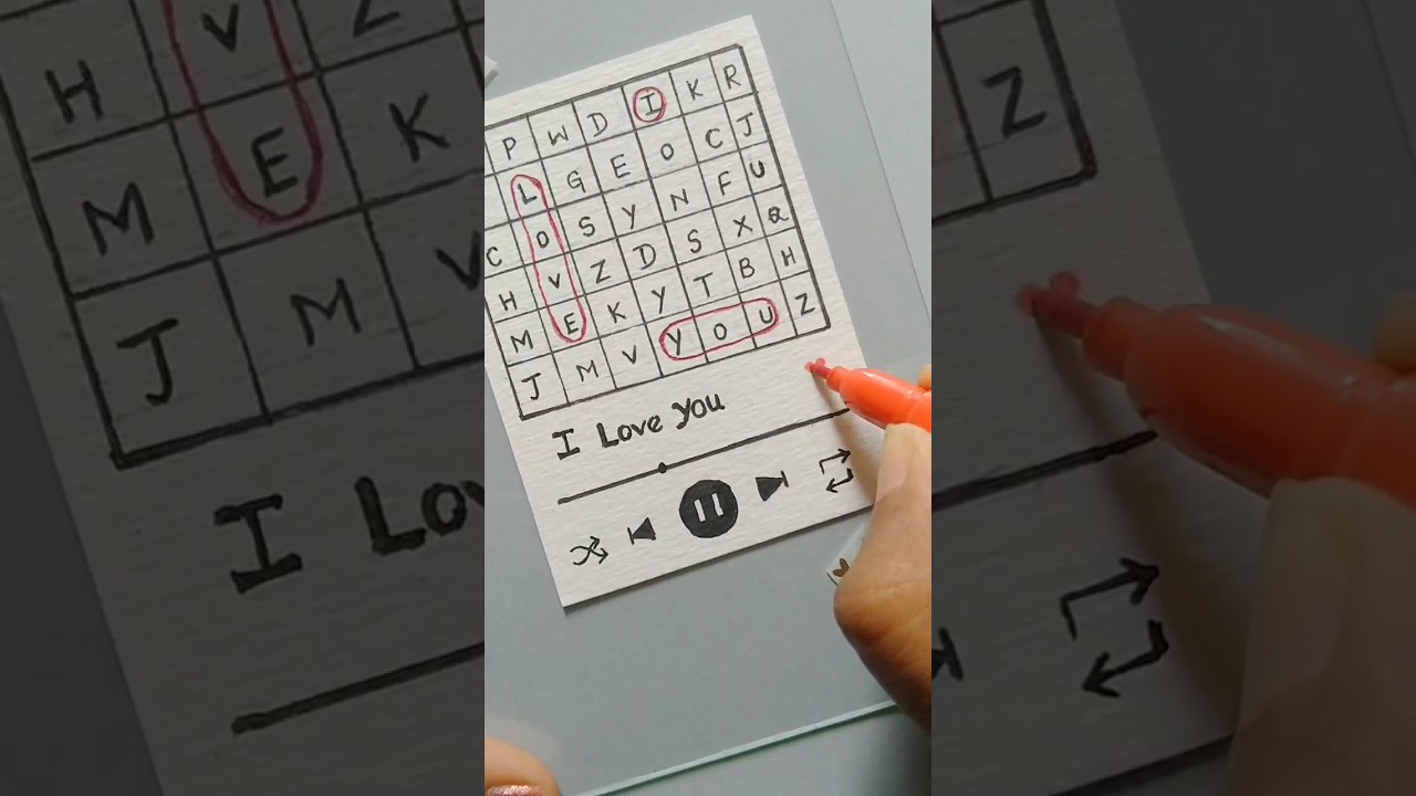 Spotify playlist card diy | Cute gift idea #diy  #giftideas #shorts #subscribe