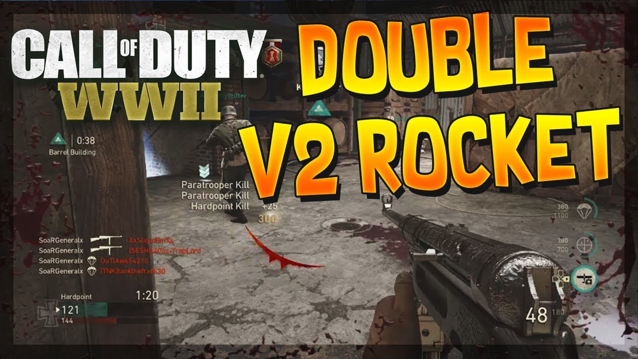 NEW HEROIC MP40 BUFF IS UNSTOPPABLE in COD WW2! (105 Kills w/ DOUBLE V2 ROCKET) BEST Mp40 Class!