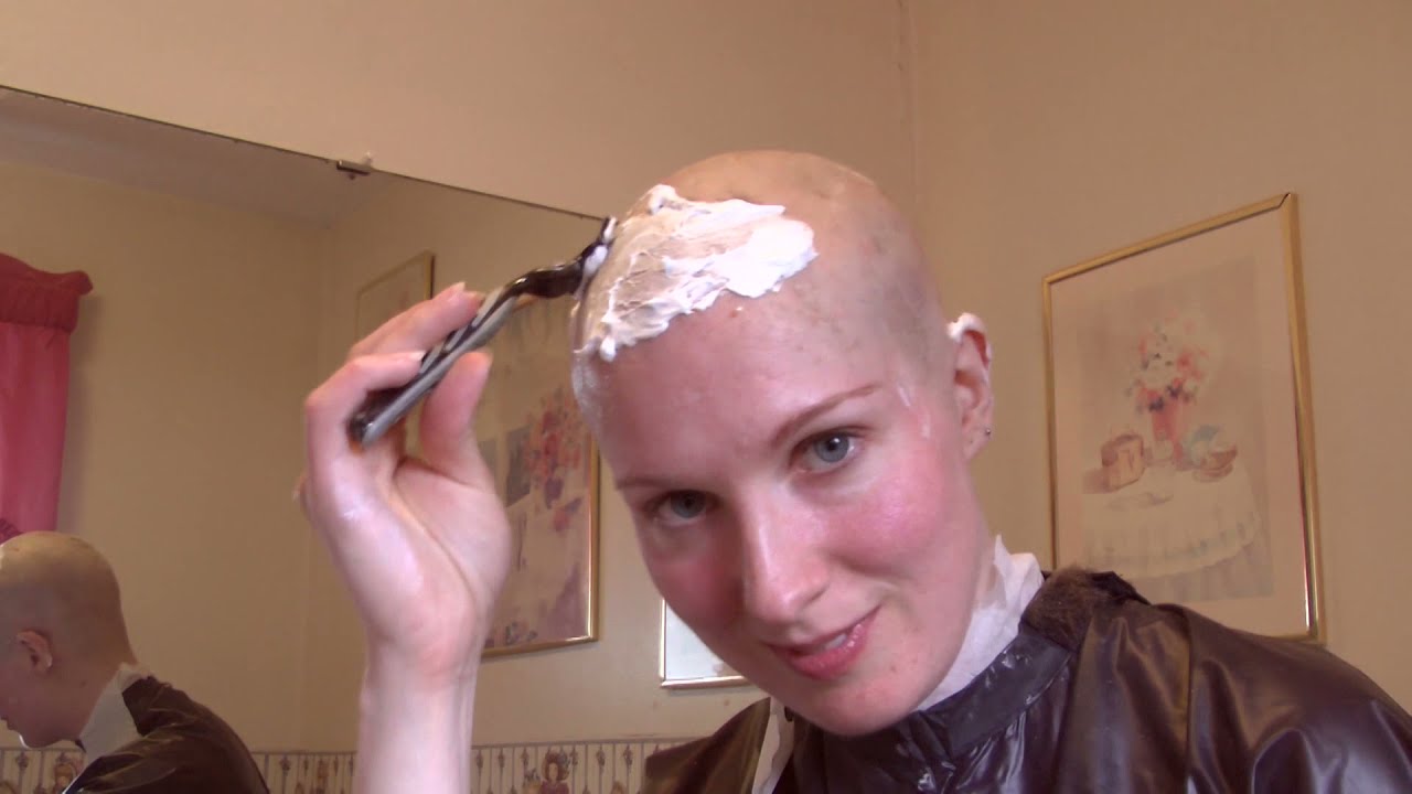 Preview clip of Winning Shave - my head shave in stages at a beauty salon