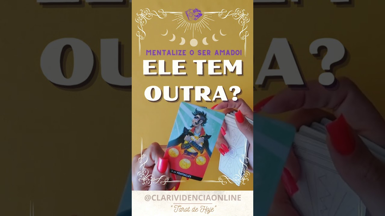 ❤️ ELE TEM OUTRA?! MENTALIZE O SER AMADO! ✨ #TAROT 🌟 #TAROTHOJE