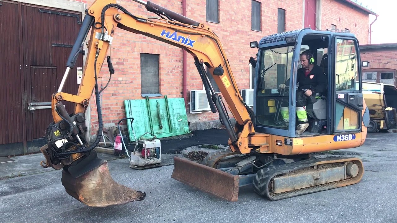 Bandgrävmaskin 3,5 ton  Hanix H36B
