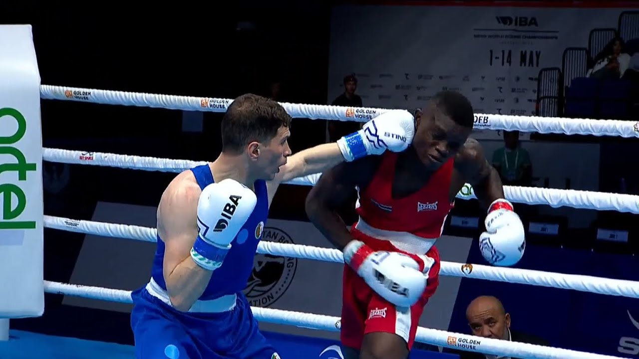 R64 (67KG) SARR SHEIKH (GAM) vs KRAMOU CHEMSEDDINE (ALG) | IBA Men's World Boxing Championships 2023