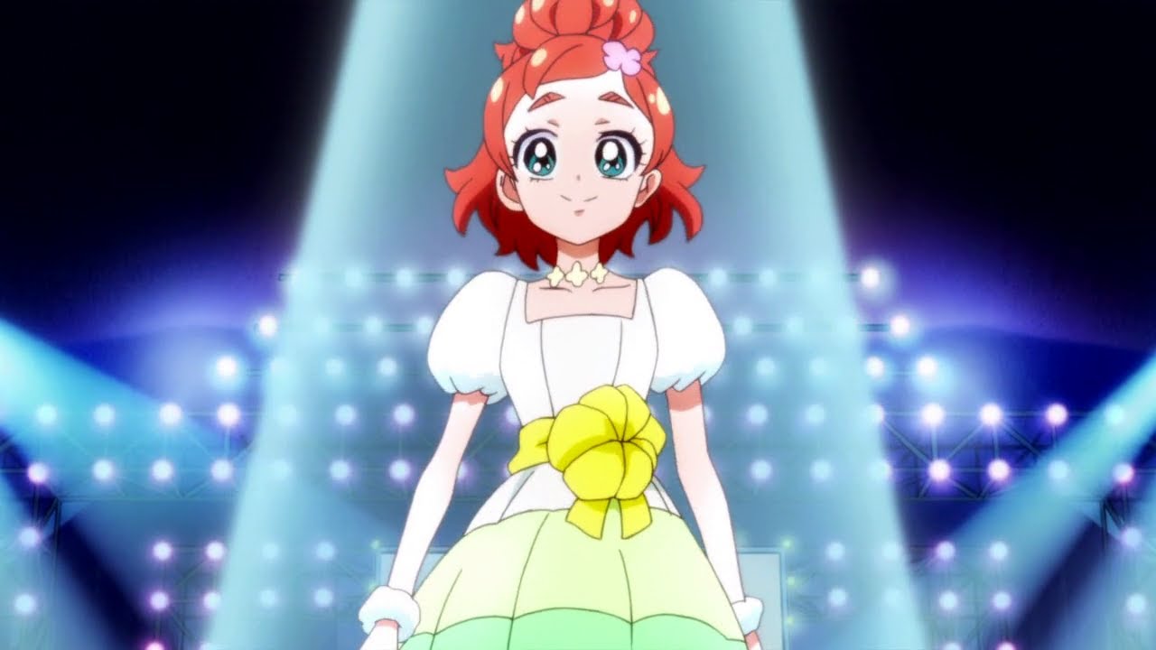 はるかはモデルとしてデビューし「笑顔は勝利の武器です」Go! プリンセスプリキュア