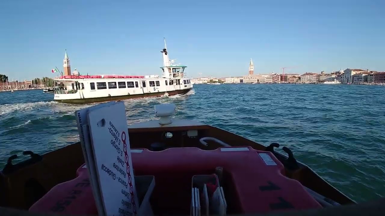 【Front Ride】Venezia Actv Vaporetto Linea 10 | Lido S.M.E. → Zattere