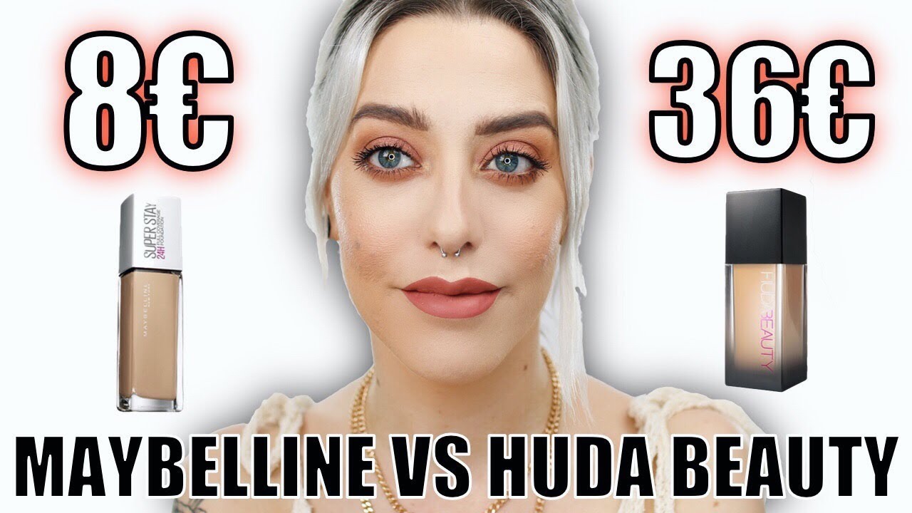MAQUILLAJE ECONÓMICO VS ALTA GAMA | MAYBELLINE CLON LOW COST HUDA BEAUTY?