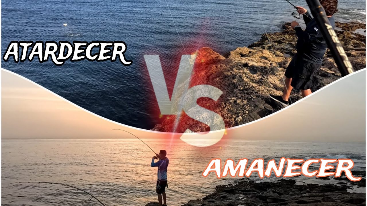 Amanecer VS Atardecer de PESCA MUY BRUTAL
