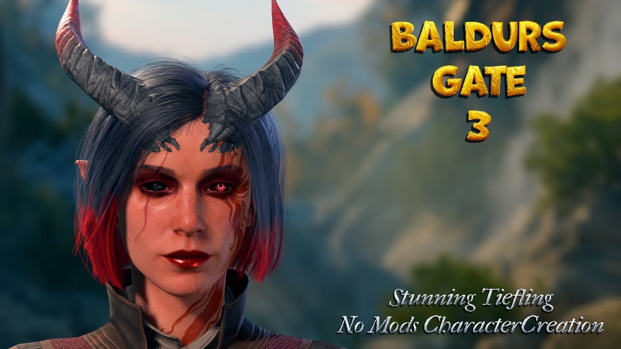 BALDUR'S GATE 3 | Stunning Tiefling [No Mods #1] - Female Character Creation