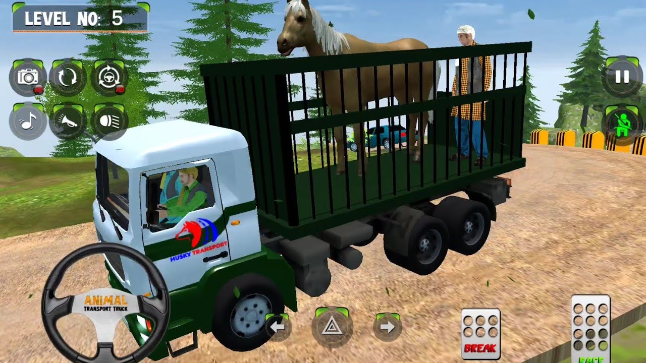نقل الحيوانات ألعاب الشاحنات - أفضل لعبة محاكاة شاحنة حيوانات - Animal Transport Game