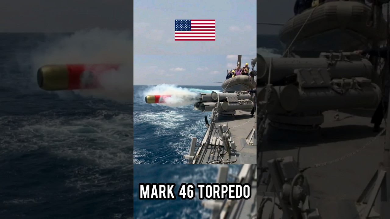 Mark 46 Torpedo Launch 🚀🇺🇲 #shorts #short #torpedo
