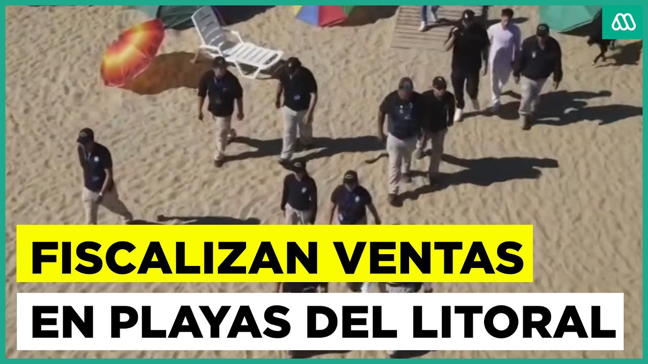 Fiscalizan ventas ilegales en playas del litoral