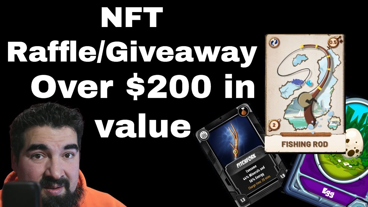 NFT raffle in 7 Days. We are raffline off over $200 in NFT game items.