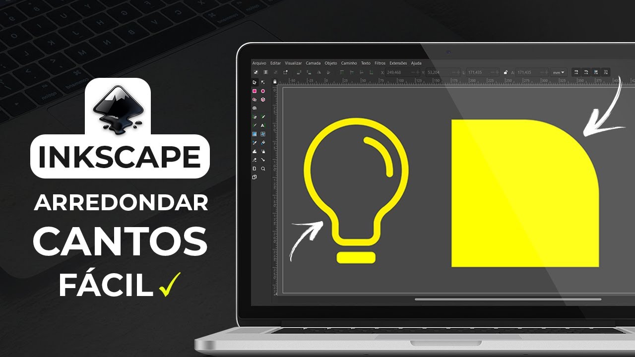 ARREDONDAR CANTOS no INKSCAPE I Crie formas personalizadas!