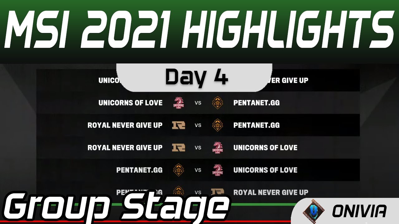 MSI highlights Day 4 All Games MSI 2021 by Onivia