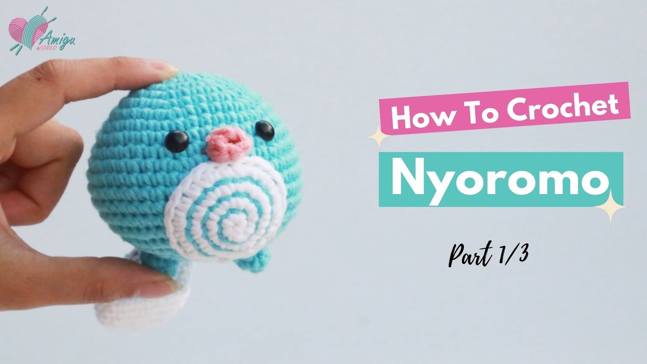 #322 | Amigurumi Nyoromo (1/3) | How to crochet Pokémon amigurumi | Free pattern | AmiguWorld