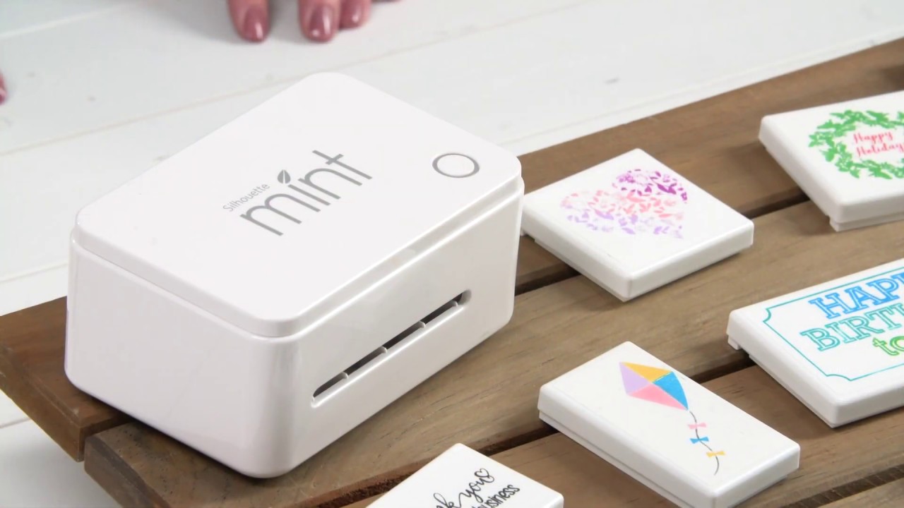 Изготовление собственных печатей с помощью Silhouette Mint (видеоурок «Силуэт 101»)