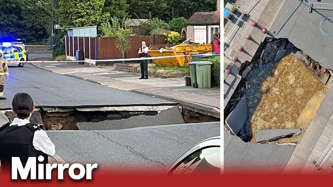 Large sinkhole opens up in south-east London