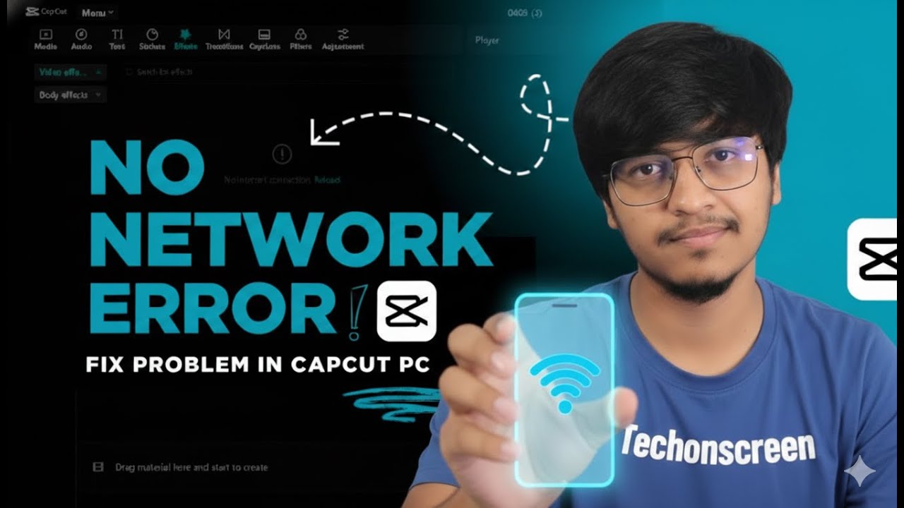 NO INTERNET ERROR IN CAPCUT PC FIXED || BEST VPN FOR CAPCUT PC