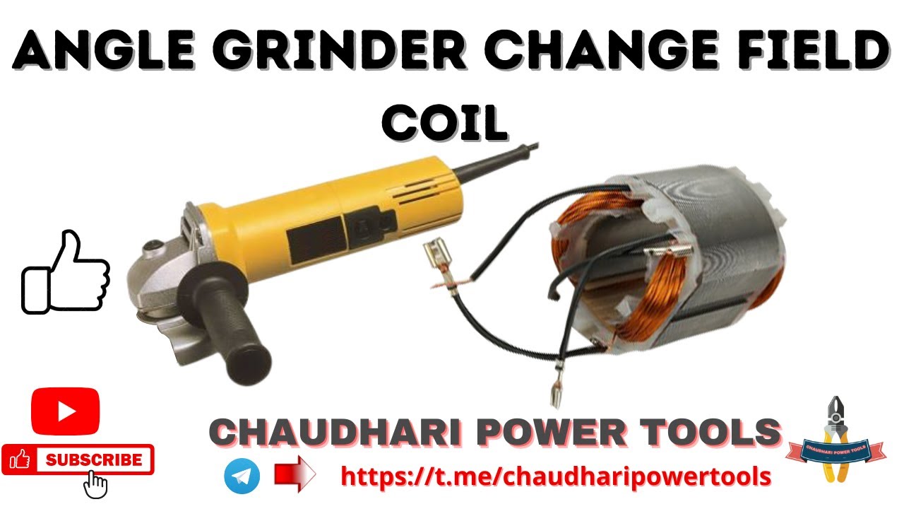 angle grinder field coil replacement | grinder machine me coil kaise change karen | #anglegrinder