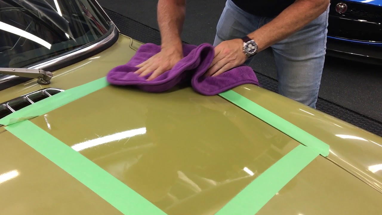 AutoBrite Direct MGB - Buffing the hood by The English Car Company