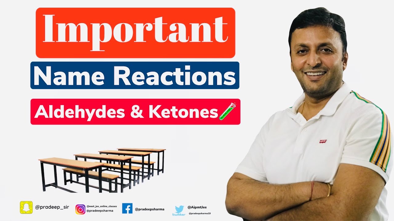 Aldehydes & Ketones-8 || Name Reactions || Chemistry for NEET || JEE || Class12