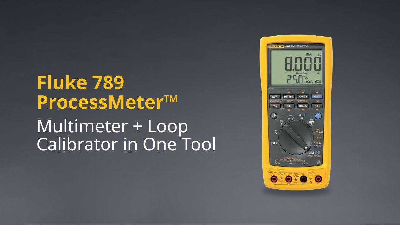Fluke 789 ProcessMeter™ | Multimeter + Loop Calibrator in One Tool
