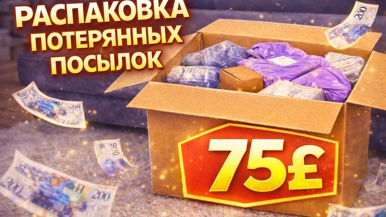 🔥 Распаковка потерянных посылок £75 | Повезло или нет?