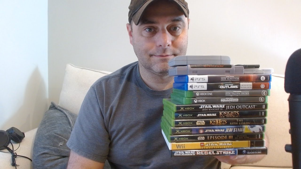 ASMR Gum Chewing Star Wars Video Game Collection