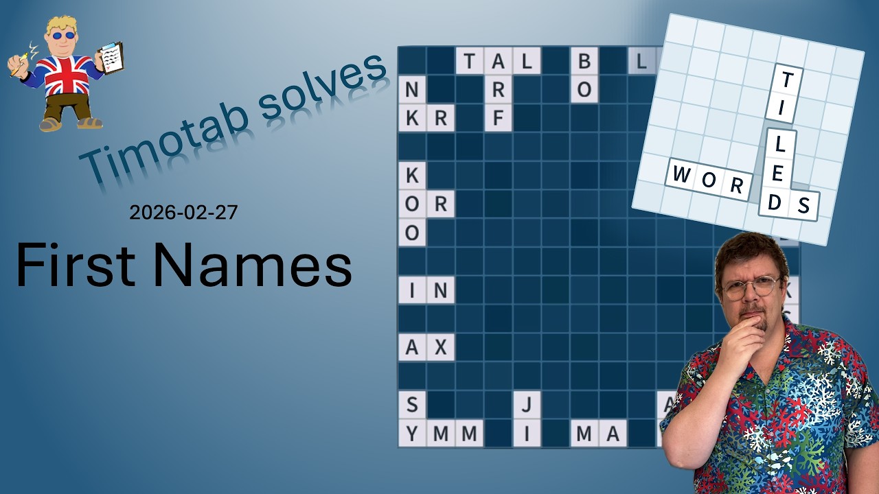 Tiled Words 2026-02-27 : First Names
