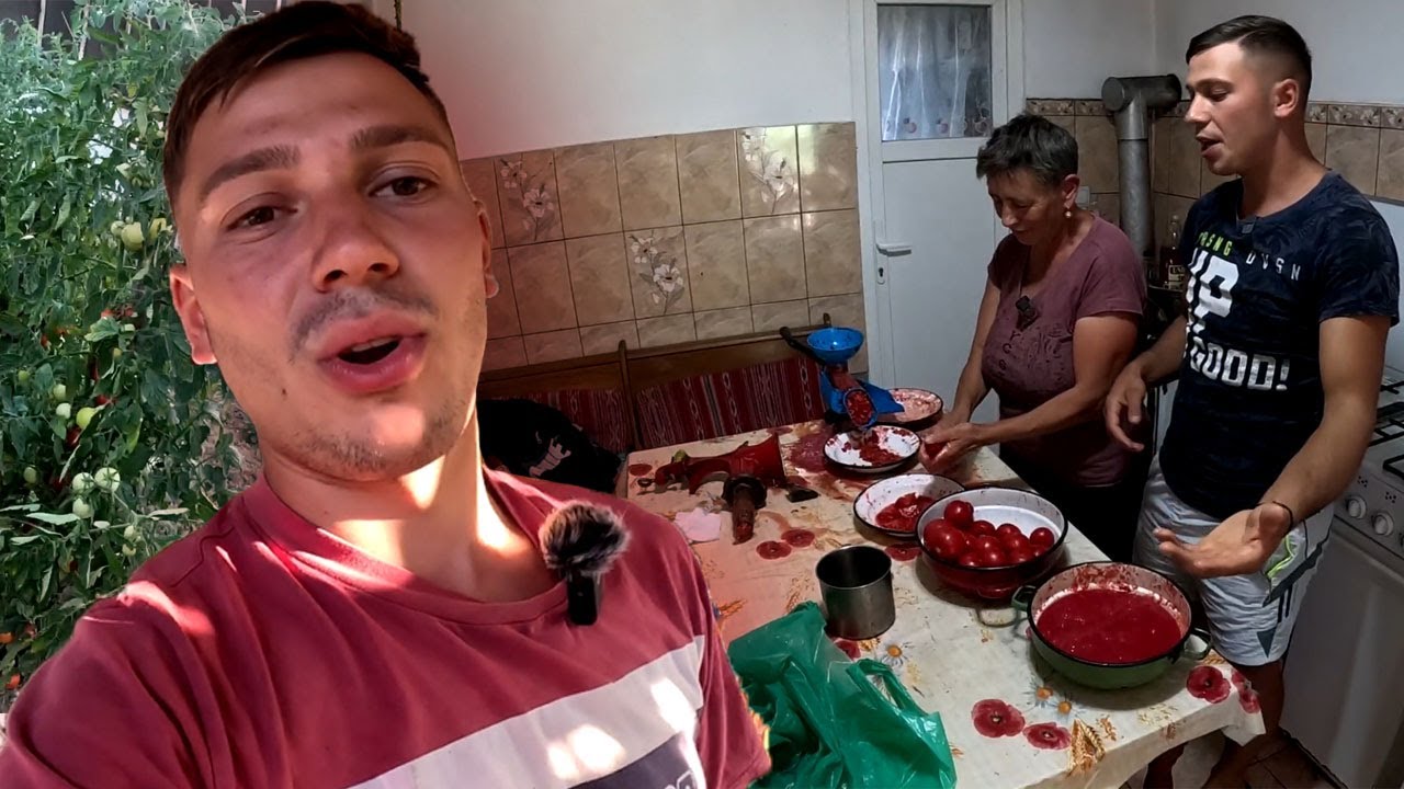 FEJLESZTETTÜK A CSATORNÁT! PARADICSOMLÉ KÉSZÍTÉS HÁZILAG🍅